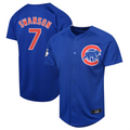 #7 Dansby Swanson Player C.Cubs Royal Limited Game Baseball Jerseys