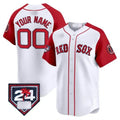 Custom B.Red Sox Spring Training Patch Vapor Premier Limited篓C Stitched Baseball Jerseys