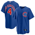 C.Cubs #4 Pete Crow-Armstrong Player Navy Home Replica Baseball Jerseys