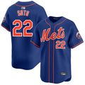 NY.Mets #22 Juan Soto Player Royal Home Limited Baseball Jerseys