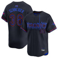 T.Blue Jays #36 Davis Schneider Player City Connect Limited Black Baseball Jerseys