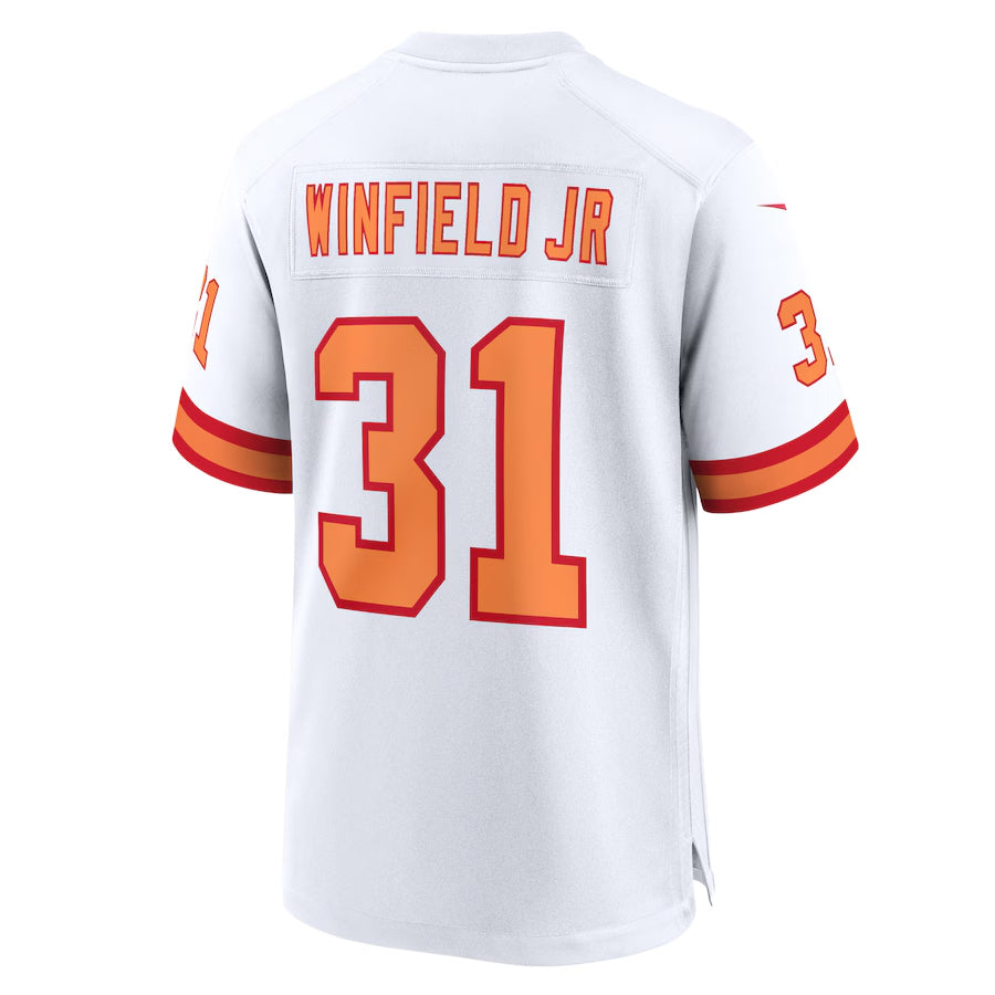 TB.Buccaneers #31 Antoine Winfield Jr. Player White Home Game Football Jerseys
