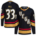 V.Golden Knights #33 Adin Hill Player Reverse Retro Black Hockey Jerseys