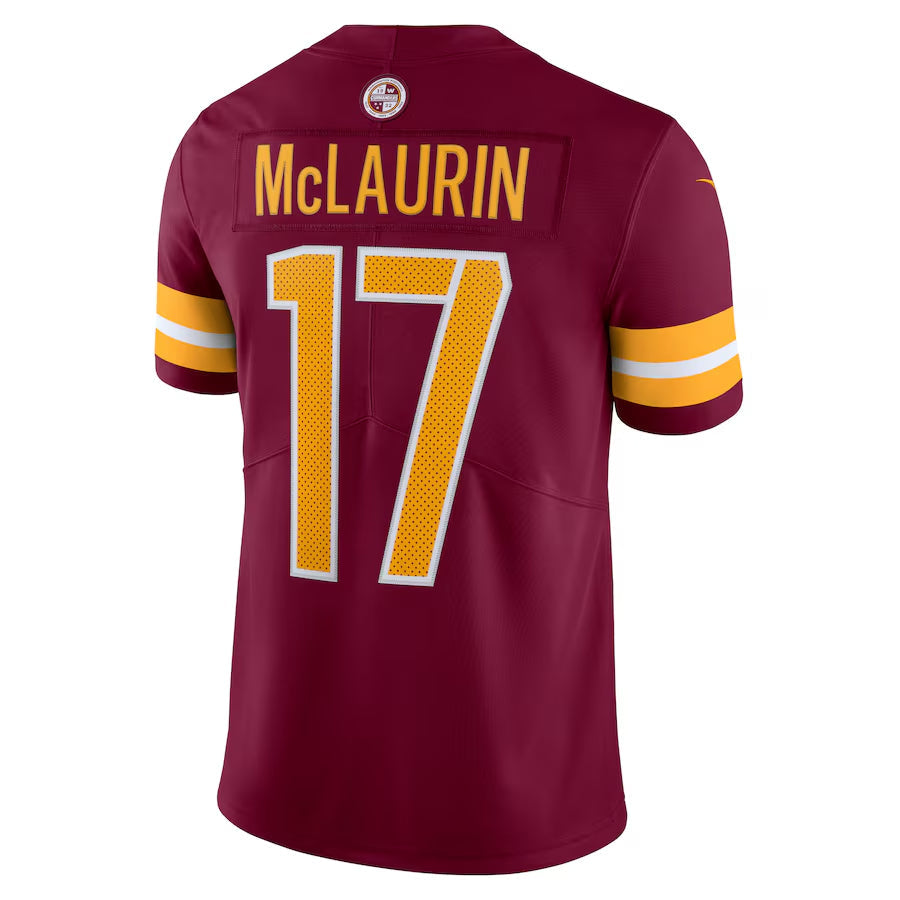W.Commanders #17 Terry McLaurin Player Burgundy Vapor Limited Football Jerseys
